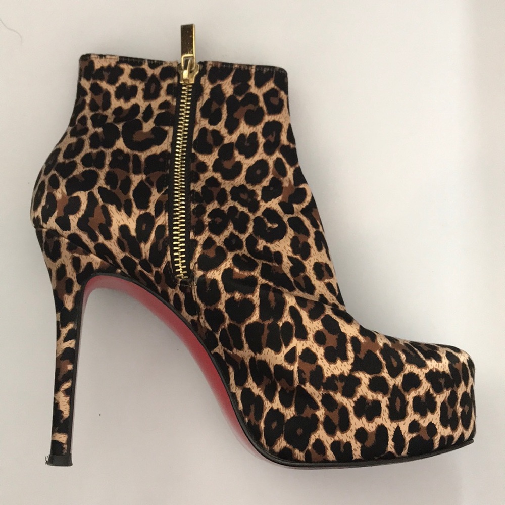 Leopard Print Tall Bootie - image 2